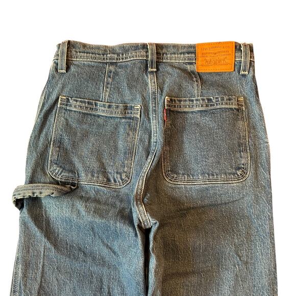 LEVI'S PREMIUM Rigcage Straight Carpenter Jeans High Rise Utility Women's Sz 28 - Picture 10 of 12
